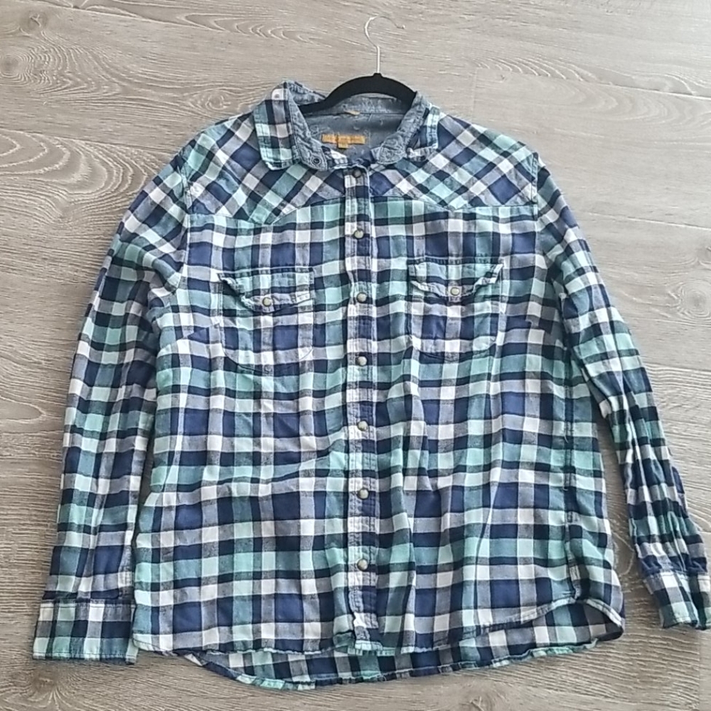 Blue flannel